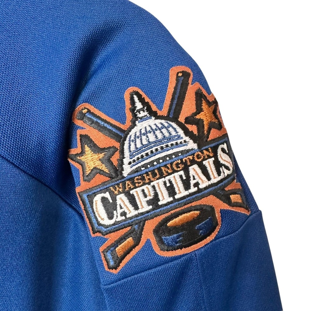 Vintage Washington Capital Screaming Eagles NHL HOCKEY 90s Jersey XL CCM - Picture 5 of 5
